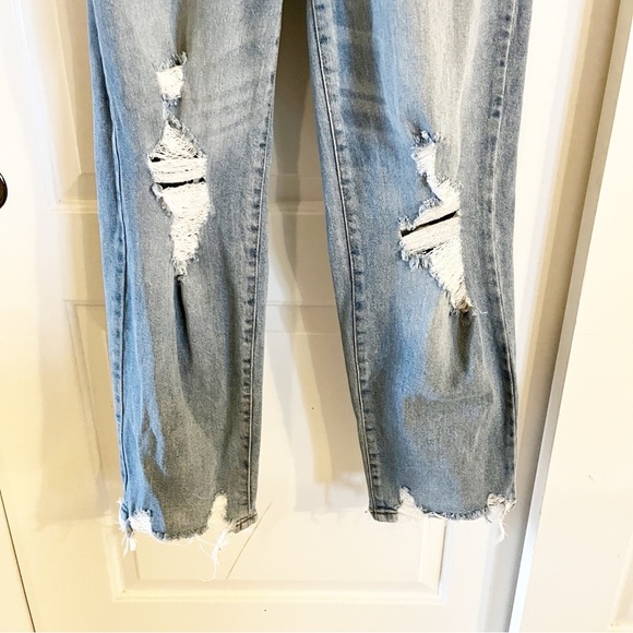 Sol Distressed Straight Leg Jeans - Picture 3 of 8